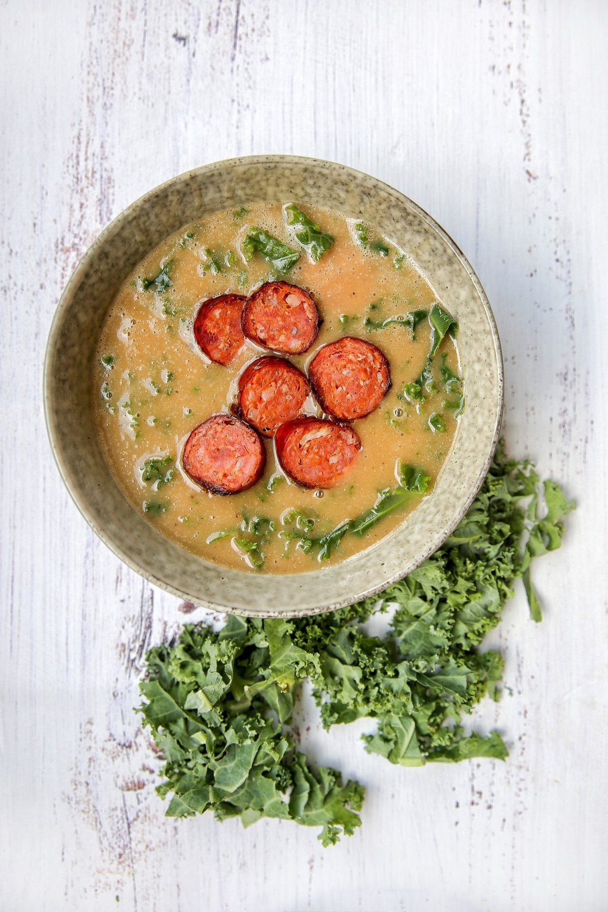 Caldo verde, one of the most popular soups of Portugal
